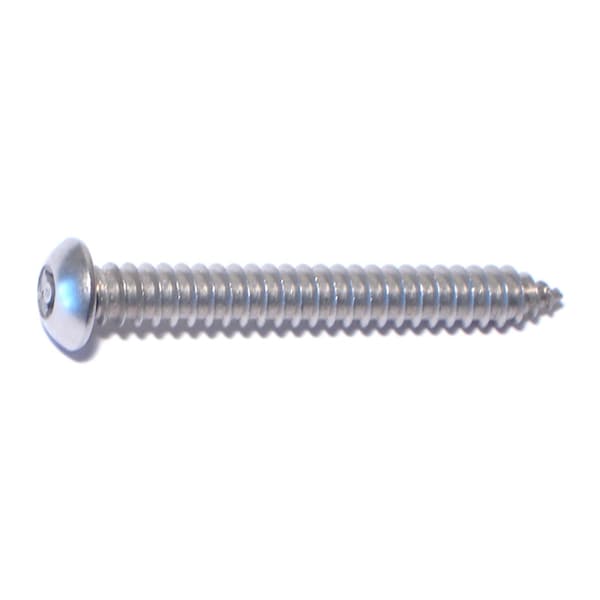 Midwest Fastener Sheet Metal Screw, #14 x 2 in, 18-8 Stainless Steel Round Head Torx Drive, 4 PK 77754 - main